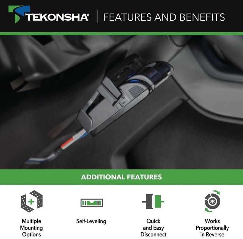 Tekonsha 90160 Primus IQ, Proportional Brake Controller for Trailers with 1-3 Axles, compatible with Ford, GM, Chevy, Dodge, RAM, Toyota, Jeep. Wiring Harness Sold Separately. - Image 5